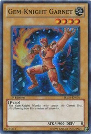Gem-Knight Garnet (Super Rare) [HA05-EN001] Unlimited