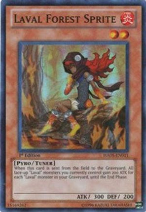 Laval Forest Sprite (Super Rare) [HA05-EN011] 1st Edition