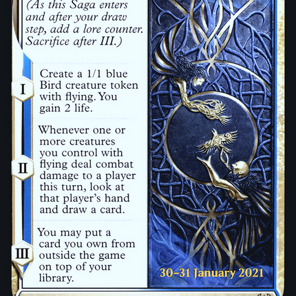 The Raven's Warning [Kaldheim Promos] Prerelease Foil