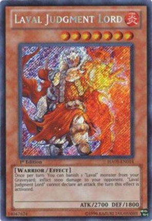 Laval Judgment Lord (Secret Rare) [HA05-EN014] 1st Edition
