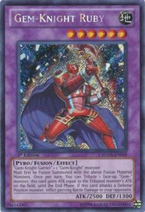 Gem-Knight Ruby (Secret Rare) [HA05-EN019] Unlimited