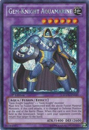 Gem-Knight Aquamarine (Secret Rare) [HA05-EN020] Unlimited