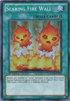 Searing Fire Wall (Super Rare) [HA05-EN027] Unlimited