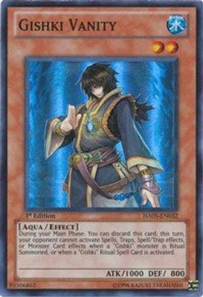 Gishki Vanity (Super Rare) [HA05-EN032] 1st Edition