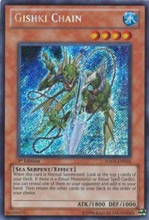 Gishki Chain (Secret Rare) [HA05-EN034] 1st Edition