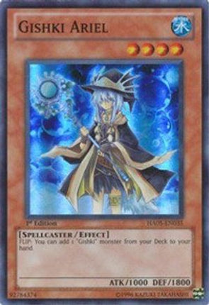 Gishki Ariel (Super Rare) [HA05-EN035] 1st Edition