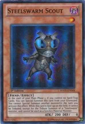 Steelswarm Scout (Super Rare) [HA05-EN044] 1st Edition
