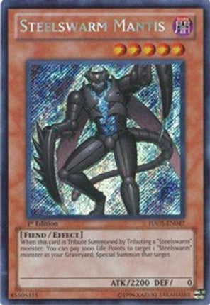 Steelswarm Mantis (Secret Rare) [HA05-EN047] 1st Edition