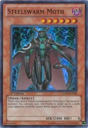 Steelswarm Moth (Super Rare) [HA05-EN048] 1st Edition