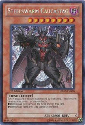 Steelswarm Caucastag (Secret Rare) [HA05-EN050] Unlimited