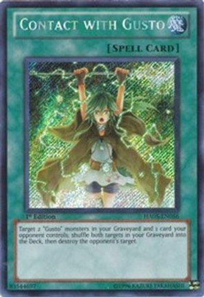 Contact with Gusto (Secret Rare) [HA05-EN056] Unlimited