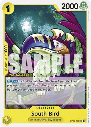 South Bird (OP08-100) - Two Legends Pre-Release Cards