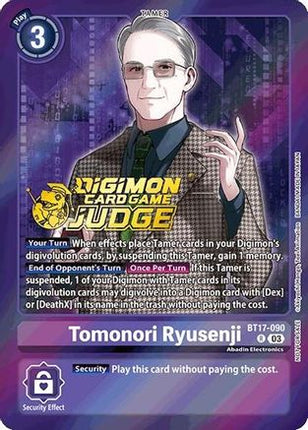 Tomonori Ryusenji (Judge pack 6) [BT17-090] [Secret Crisis] Foil