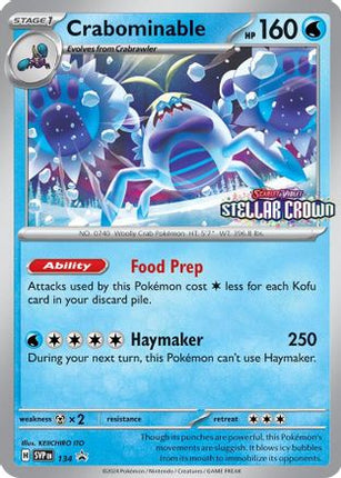 Crabominable - 134 - 134/null [SV: Scarlet & Violet Promo Cards] Holofoil