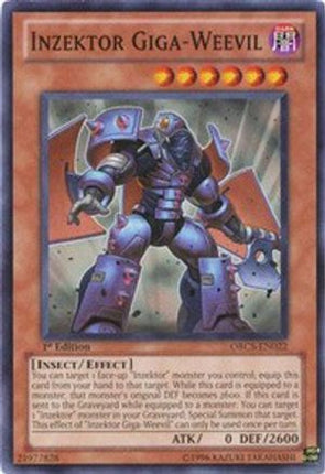Inzektor Giga-Weevil (Common / Short Print) [ORCS-EN022] 1st Edition