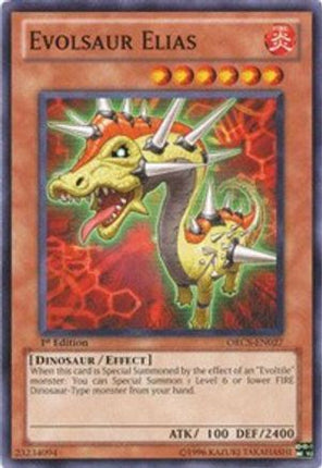 Evolsaur Elias (Common / Short Print) [ORCS-EN027] 1st Edition