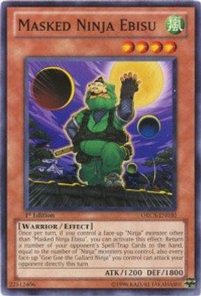 Masked Ninja Ebisu (Common / Short Print) [ORCS-EN030] 1st Edition