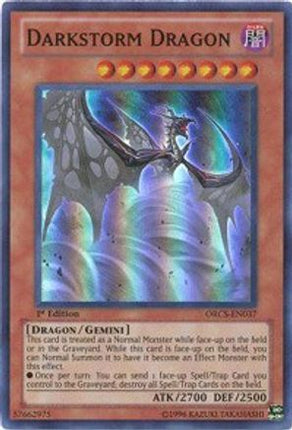 Darkstorm Dragon (Super Rare) [ORCS-EN037] 1st Edition