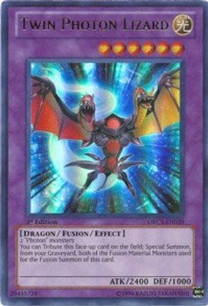 Twin Photon Lizard (Ultra Rare) [ORCS-EN039] 1st Edition