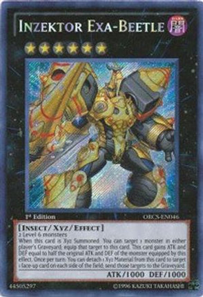 Inzektor Exa-Beetle (Secret Rare) [ORCS-EN046] 1st Edition