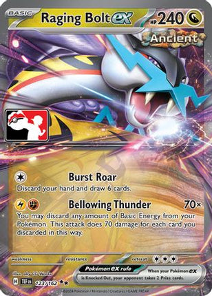 Raging Bolt ex - 123/162 (123) [Prize Pack Series Cards] Holofoil