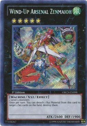 Wind-Up Arsenal Zenmaioh (Secret Rare) [ORCS-EN098] 1st Edition