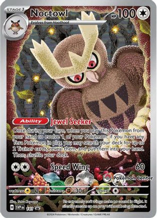 Noctowl - 141 (Pokemon Center Exclusive) (141) [SV: Scarlet & Violet Promo Cards] Holofoil