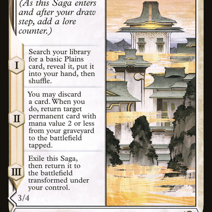 The Restoration of Eiganjo // Architect of Restoration (Showcase) [Kamigawa: Neon Dynasty]