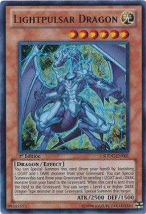 Lightpulsar Dragon (Ultra Rare) [SDDC-EN001] Structure Deck: Dragons Collide 1st Edition