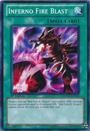 Inferno Fire Blast (Common / Short Print) [SDDC-EN026] undefined Unlimited