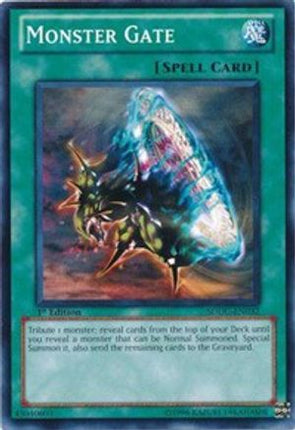 Monster Gate (Common / Short Print) [SDDC-EN032] Structure Deck: Dragons Collide 1st Edition