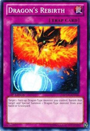 Dragon's Rebirth (Common / Short Print) [SDDC-EN036] undefined 1st Edition
