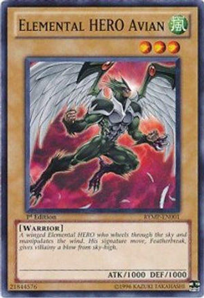 Elemental HERO Avian (Common / Short Print) [RYMP-EN001] 1st Edition