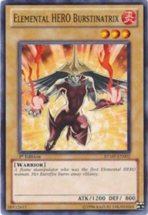 Elemental HERO Burstinatrix (Common / Short Print) [RYMP-EN002] 1st Edition