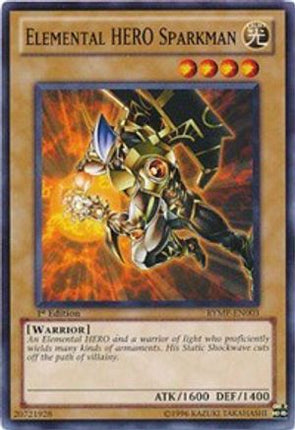 Elemental HERO Sparkman (Common / Short Print) [RYMP-EN003] Unlimited