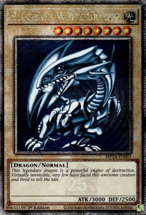 Blue-Eyes White Dragon (Quarter Century Secret Rare)  [MP24-EN001] 1st Edition
