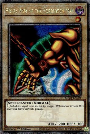 Right Arm of the Forbidden One [MP24-EN004] Quarter Century Secret Rare 1st Edition