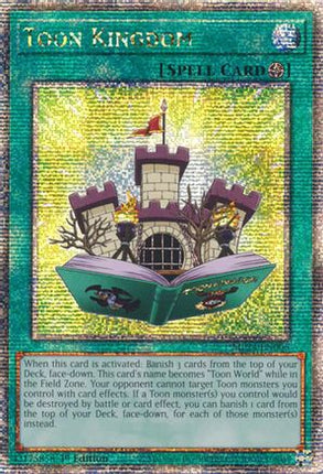 Toon Kingdom [MP24-EN006] Quarter Century Secret Rare 1st Edition