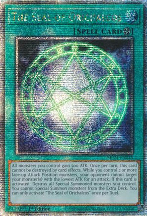 The Seal of Orichalcos [MP24-EN015] Quarter Century Secret Rare 1st Edition