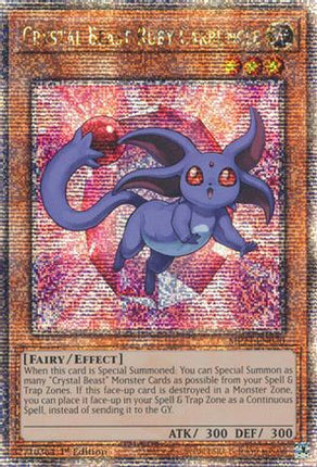 Crystal Beast Ruby Carbuncle (Quarter Century Secret Rare)  [MP24-EN020] 1st Edition