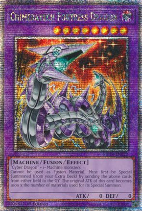 Chimeratech Fortress Dragon [MP24-EN022] Quarter Century Secret Rare 1st Edition
