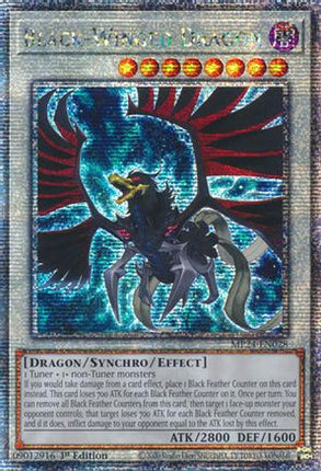 Black-Winged Dragon [MP24-EN028] Quarter Century Secret Rare 1st Edition