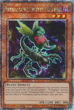 Predaplant Ophrys Scorpio (Quarter Century Secret Rare)  [MP24-EN041] 1st Edition