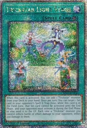Trickstar Light Stage (Quarter Century Secret Rare)  [MP24-EN046] 1st Edition