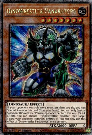 Dinowrestler Pankratops (Quarter Century Secret Rare)  [MP24-EN047] 1st Edition
