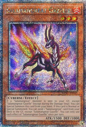 Salamangreat Gazelle [MP24-EN049] Quarter Century Secret Rare 1st Edition