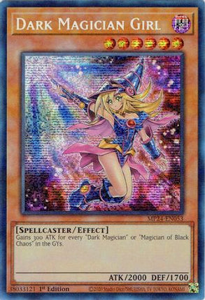 Dark Magician Girl (Alternate Art) [MP24-EN053] Prismatic Secret Rare 1st Edition