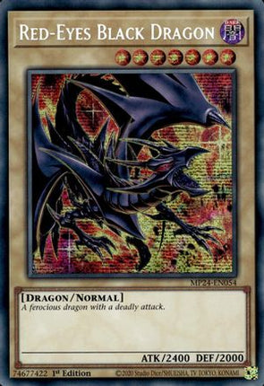 Red-Eyes Black Dragon (Alternate Art) [MP24-EN054] Prismatic Secret Rare 1st Edition