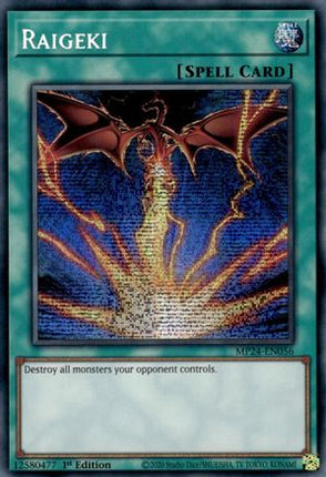 Raigeki (Alternate Art) [MP24-EN056] Prismatic Secret Rare 1st Edition