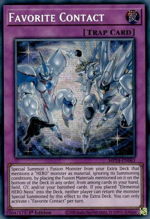 Favorite Contact [MP24-EN063] Prismatic Secret Rare 1st Edition